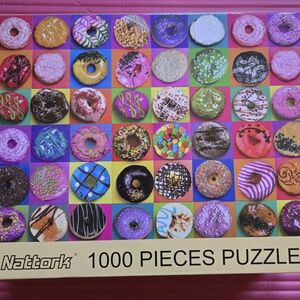 Nattork 1000 Pieces Donut Puzzle
